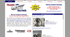 Desktop Screenshot of marineenginesalvage.com